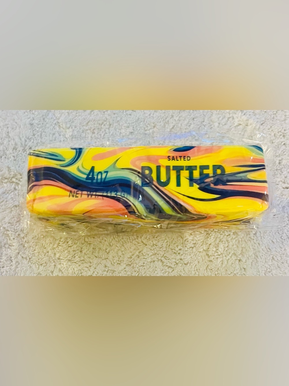 Salted Squishy Butter Bar - Bright Swirl Design